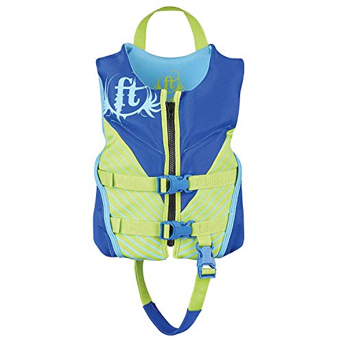 Full Throttle Child Rapid Dry Flex-Back Life Jacket, Blue