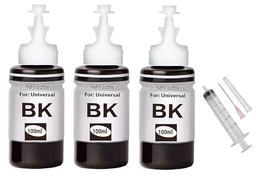Image of CANOFF 805xl Refill Ink for H.p. /Can0n Cartridge 805,682,802,678,901,818,21, 22,680,27,703,704,803,PG40,47,88, 89,740,745,810,830 and, CL 41,57,98, 99, 741, 746, 811, 831 100ml Ink, 1Sy (Black Ink 3)