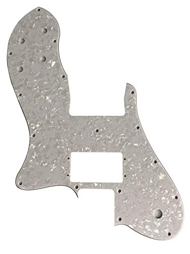 For 72 Telecaster Re-lssue Wide Range Style Guitar Pickguard (4 Ply White Pearl)