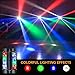 Spider Moving Head DJ Lights, Disco Party Stage Lights Indoor, Litake 8x10W RGBW Sound Activated DMX-512 Control Strobe Beam Lighting for Christmas Party Pub Festival Wedding Event Show, 2 Packs