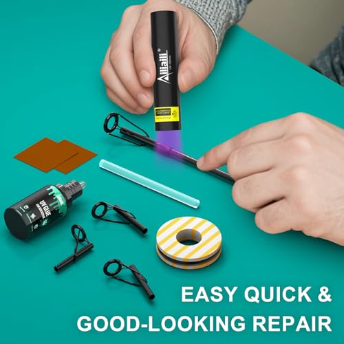 image for ailiaili Fishing Rod Tip Repair Kit, Complete Supplies for Fishing Pol