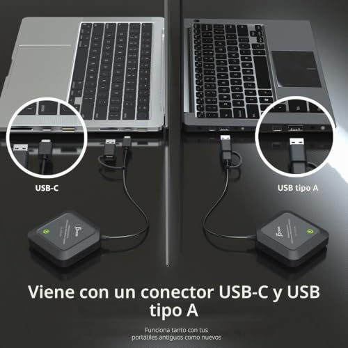 Extensor inalámbrico USB para webcam portátil j5create JVW12 compatible con Mac 5