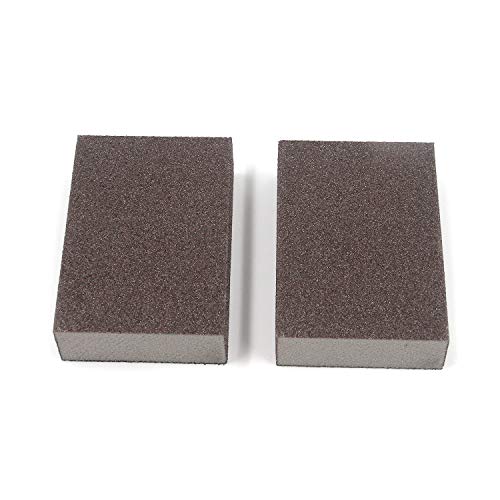 Tulead 320-400 Grit Sanding Sponge Hand Sanding Tool Finge Grit Sandpaper Blocks Polishing Pads Pack of 6 - Thumbnail 2