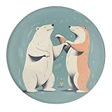 Tamaño del producto: este imán redondo de cristal para nevera mide 4 x 1,1 cm. A pesar de su tamaño compacto, estos imanes poseen una fuerte fuerza magnética, lo que los hace ideales para asegurar varios artículos a tu nevera.