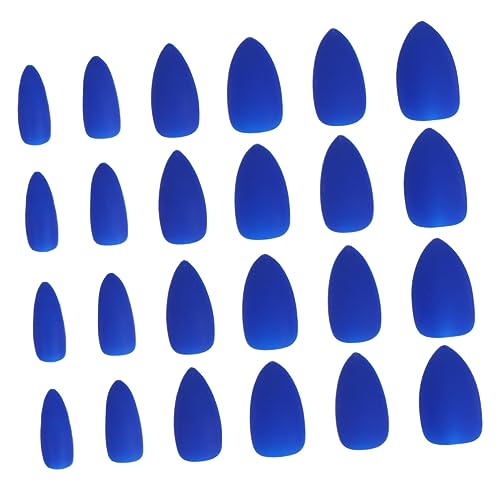 BIUDECO 個 ネイルアートデ gel nail manicure set nail sticker フルカバーの爪 小剣形の爪 ロング付け爪 装飾 人工のネイルステッカー 人工の爪