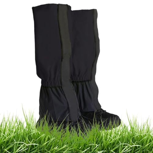 Yugugomo Espinilleras para hombre – par de polainas de nieve al aire libre para la caza, polainas impermeables para senderismo, jardinería, cortar el césped como protección para las piernas