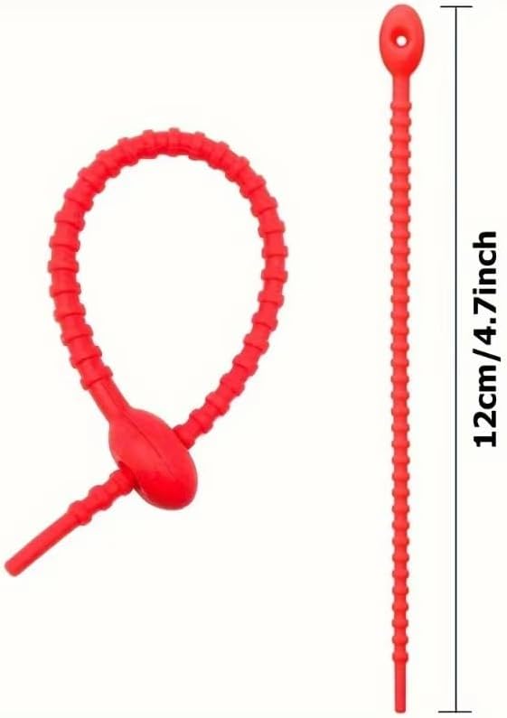 80Pcs Twistable and Multifunctional Cable Wire Organizer 80Pcs Silicone Cord Management Ties for Earphone Lines