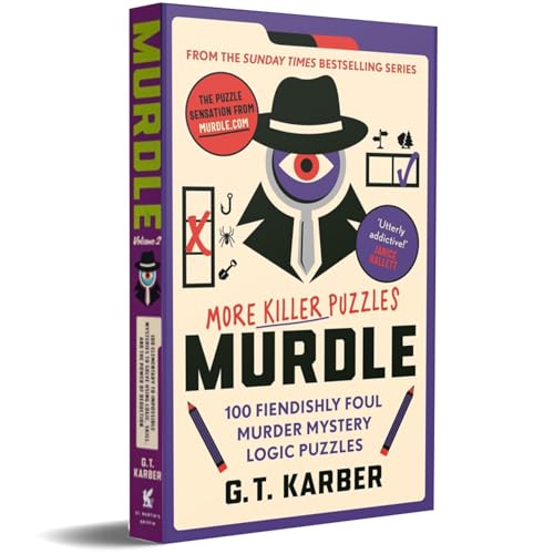 Image of Murdle Puzzles Series 6-Book Collection Set by G. T. Karber (Murdle, More Killer Puzzles, Even More Killer Puzzles, The School of Mystery, The Case of the Seven Skulls & Merry Murdle)