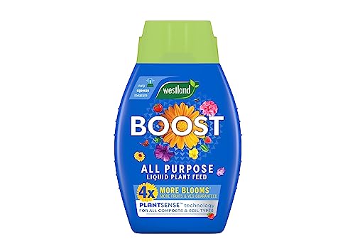 1L Boost All Purpose Liquid Flower Plant Food Fertiliser For Optimum Growth For Flowers, Shrubs, Fruits And Vegetables
