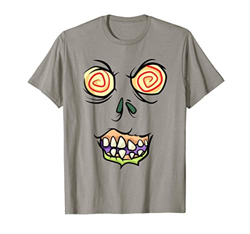 Disfraz de Halloween fácil - Cara de Zombi Camiseta