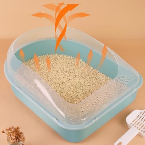 Arenero semi cerrado para gatos con tapa y pala miniatura 5