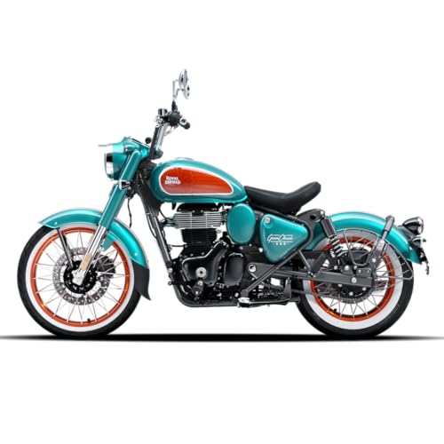 Image of Royal Enfield Goan Classic 350 with Disc & Spoke Wheel Motorcycle (Teal Blue) Booking for Ex-Showroom Price