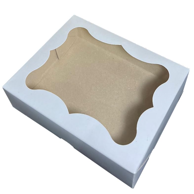 Caixa com Visor Maleta para Presentes, Lembrancinhas, Doces 19x15x5,5cm, eventos, lembranças personalizadas visual charmoso e apresentação delicada(40,Branca)