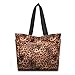 Wrangler Large Tote Bag for Women Designer Leopard Print Purse with Detachable Strap for Travel Work Gym Leopard WG433-8317LP