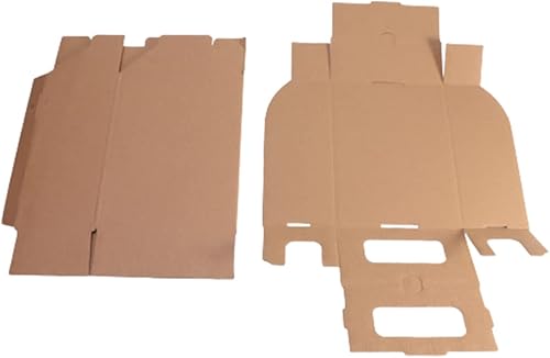 Miniatura 3 de Caja de zapatos, 2 unidades, cartón de papel impermeable, apilable, cajas de almacenamiento apilables, ventana transparente (ceja)