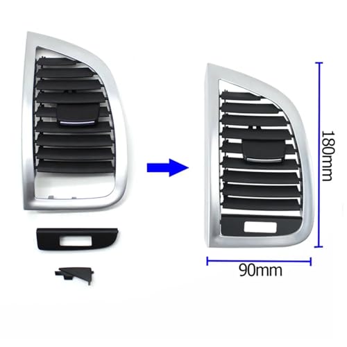 Grille d'aération de console centrale avant droite pour SUV de 2006 à 2015