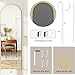 JAWGLOW Door Mirror, Arched Full Length Mirrors Over The Door, 14