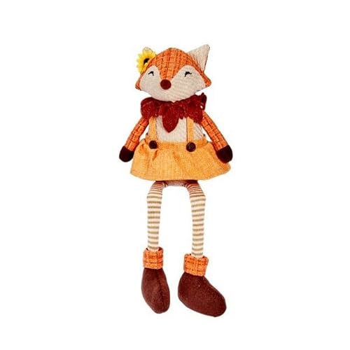 Smart Garden Multi-Colored Plush Indoor Decorative Ornament Mrs Fox - Seated - 1 Sent
