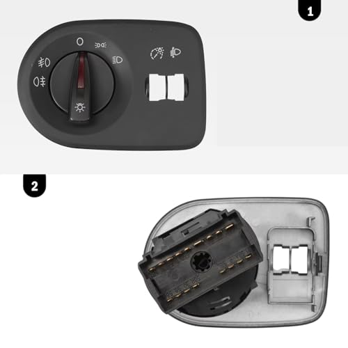 Interruptor de control de faros Seat Ibiza IV regulador de luces antiniebla 6J1941531A 4