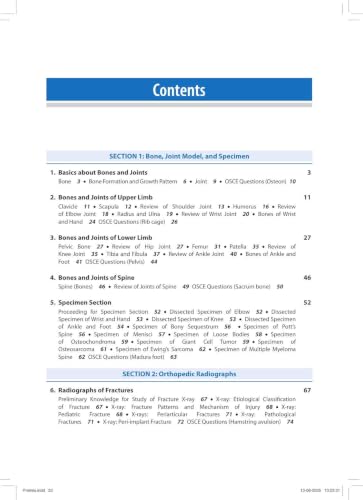 Image of Bedside Clinics in Orthopedics (Beyond Cases), 3 /E for MS /DNB Orthopedics Residents | OSCE and Viva-Voce Guide with 700+ Photographs on Bones, Radiographs, Implants and Surgical Approaches: 1