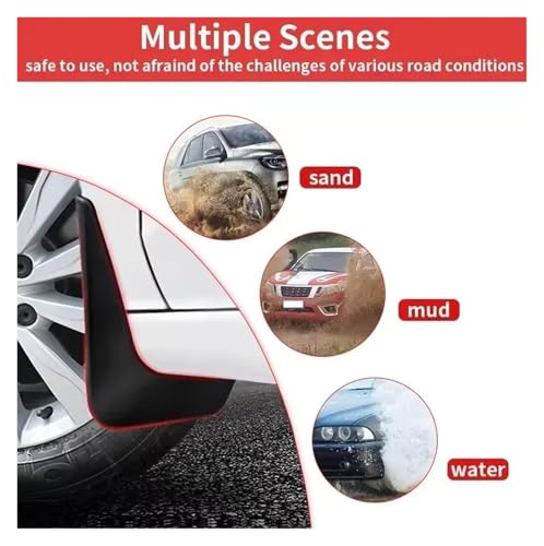 Guardabarros para Tesla Model Y con diseño a prueba de salpicaduras para los neumáticos 5