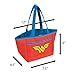 Wonder Woman Christmas Novelty Bag by DC Comics | Superhero Reusable Tote Bag with Handles for Candy Treats & Goodies