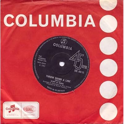 Throw Down A Line 7 Inch (7" Vinyl 45) UK Columbia 1969