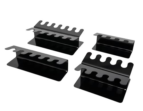 MAUL Stempelträger 15,6x6x6,5 cm | Eleganter Stempelhalter in gerader Ausführung | Platzsparender Büro Organizer für bis zu 4 Stempel | Ideal für Datumstempel und Firmenstempel | Schwarz