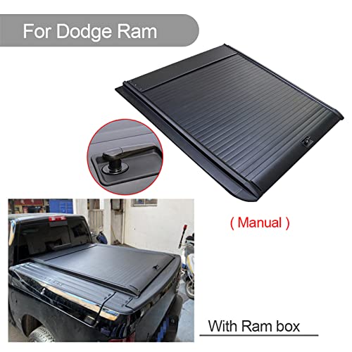 Zwnav Folding Truck Bed Tonneau Cover, Retractable Electric For Dodge Ram 1500 Truck 09-19 #TOP1