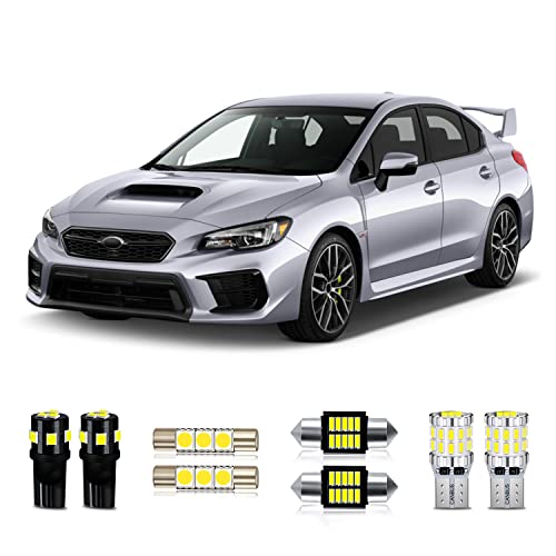 Kit de 8 Bombillas LED Blancas para Interior de Subaru WRX