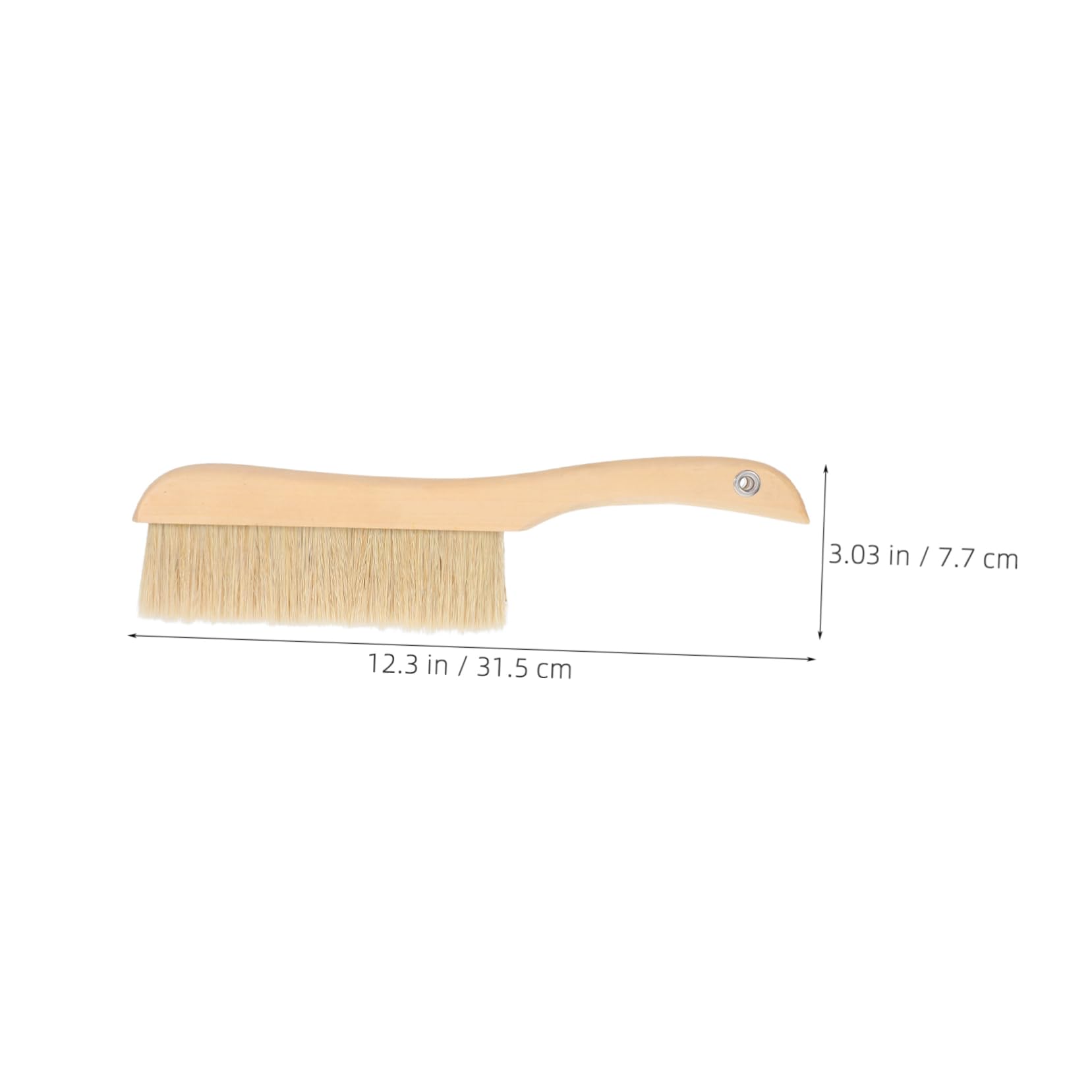 SEWOART Wooden Handle Bed Cleaning Brush with Soft Bristles Multi Functional Dust Brush for Piano and Keyboard Ergonomic Long Handle for Easy Access and Comprehensive