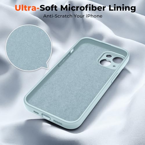 SUPFINE Designed for iPhone 15 Silicone Case Sky Blue - image 5