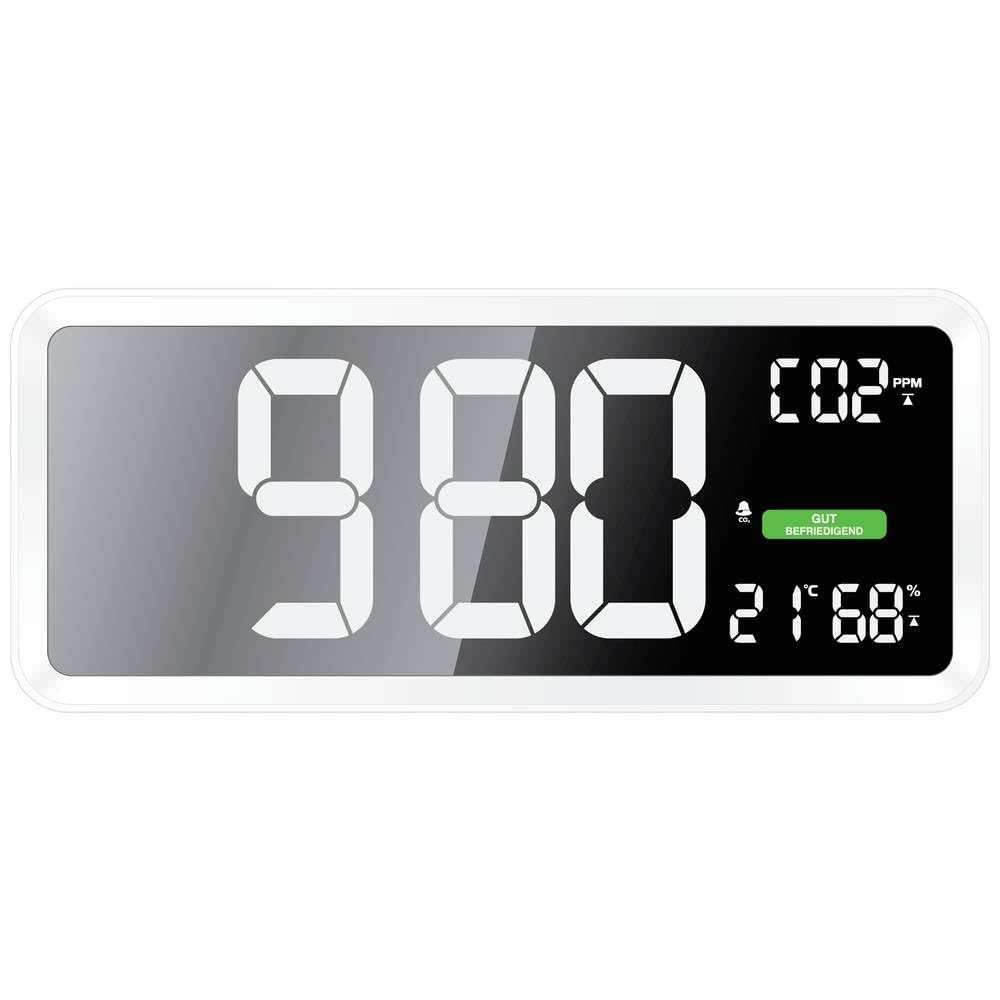 Technoline WL1040 - Medidor de Calidad del Aire (CO2), Color Blanco