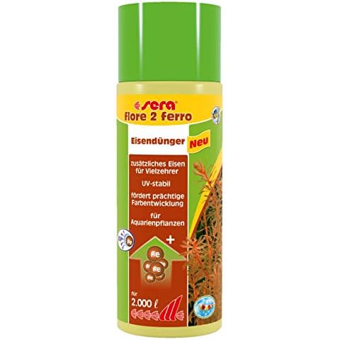sera flore 2 ferro 500 ml - Eisendünger für prächtige Farbentwicklung Systempflege Zusätzliches Eisen Cover
