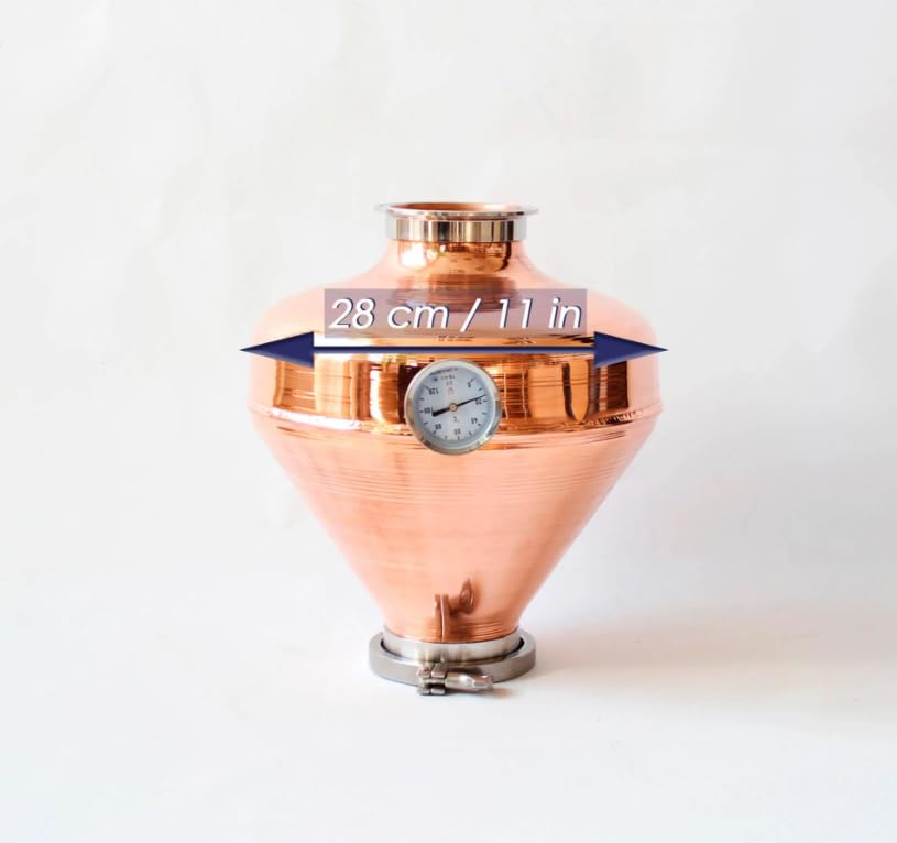 Copper whiskey helmet & Column Onion Bulb 4