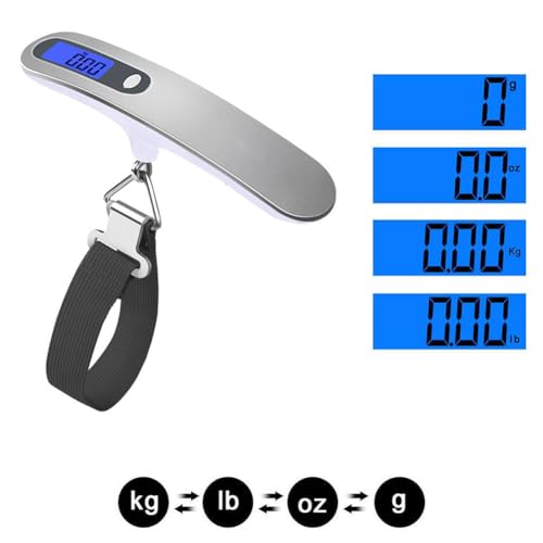 Image of Weight Machine For Luggage, 50kg Capacity, Digital Portable Electronic luggage weighing With LCD Display, Scale for home, travel, flights, bags