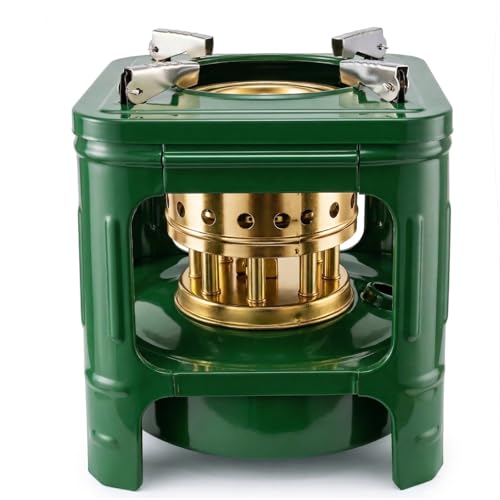 Kerosene Stove Camping Picnic Stove Portable Camping Diesel Alcohol Stove for Outdoor Cooking Emergency Heating Hiking Picnic Survival Gear
