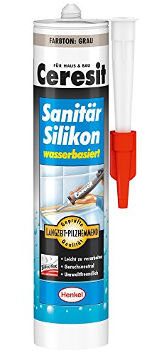 Ceresit Sanitary Silicone CW4GR Water-Based Colour Tone 300 ml Grey