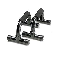 Star X Plastic Pushup-900 Push-Up Bar, Adult Set of 2 (Black)