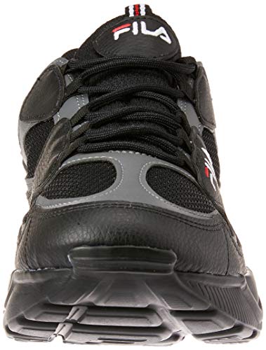 Fila Carrera, Tênis Masculino, Preto (Preto/Grafite/Vermelho), 41
