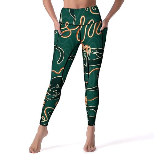 Leggings pour fitness avec taille haute gainante et stretch extensible