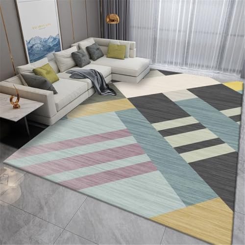 Tapis fille pour chambre : la solution déco géométrique et douce - 2