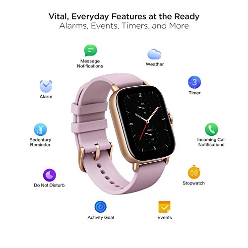 Amazfit GTS 2e Obsidian Smartwatch (Purple)