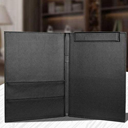 Zwischenablage für Bürobedarf PU-Leder A4 Schreiben Zwischenablage Geschäfts-Notizblock Clip Boards Besprechung Konferenz Document Organizer Dateiordner Papier Lebenslauf Haltbarer Clip mit niedrigem