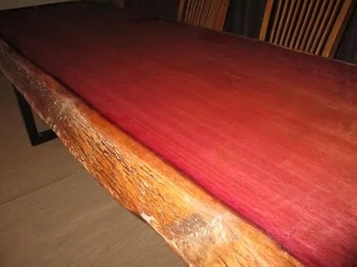 【一枚板 パープルハート】192cm × 75-76cm × 6.1cm｜天板のみ｜希少材・重厚感｜ウレタン塗装仕上げ｜ダイニング・デスク・カウンター用｜W-020 [4]