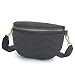 Produktbild Wind Took Umhängetasche Damen Bauchtasche Gürteltasche Kleine Tasche Schultertasche Mode Brusttasche Sporttasche für Party Reise Outdoor, Grau