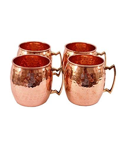 Tazas de cobre Moscow Mule de 16 oz contra el calentamiento rápido de las bebidas