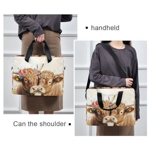 Funda para Portátil Alaza Two Highland Cows 13-15.6 pulg miniatura 7