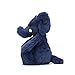 Jellycat Bashful Blue Elephant Stuffed Animal, Medium 12 inches - Elephant Plush Toy - Classic Children's Gift