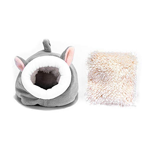 Fladorepet Hamster Bed Houses And Hideouts Small Animal Pet Cave Bed Cage Nest Accessories (S(5.1 * 3.9 * 3.9Inch), Elephant) #TOP4